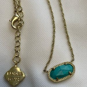 Kendra Scott Elisa Turquoise Necklace